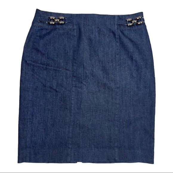 Ellen Tracy denim mini skirt - Picture 1 of 5